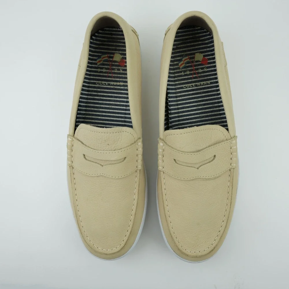 Cole Haan Nantucket Loafer II Mens 10M Brazilian Sand Nubuck Tan C27522 Grand Os
